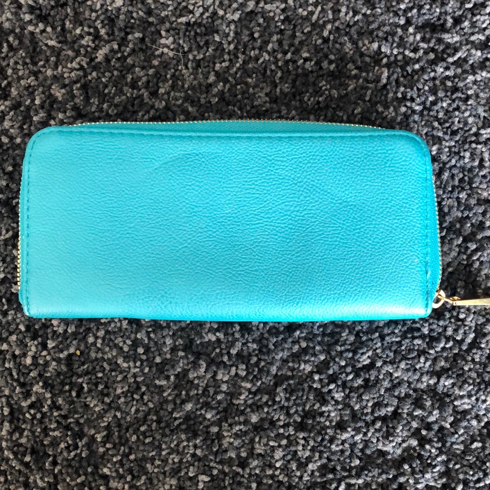 Blue wallet